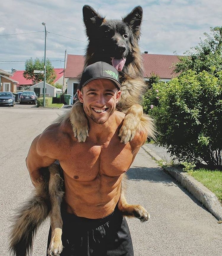 instagram上最棒的结：天菜男人与狗