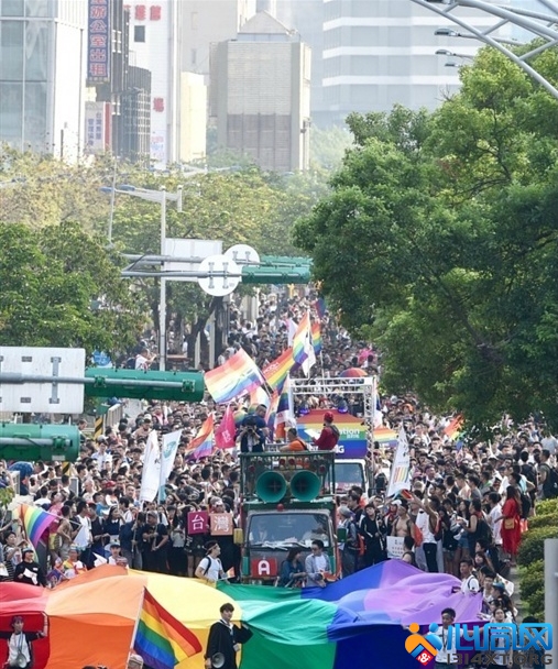 2017台湾同志游行12万人参加空前盛况