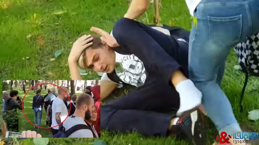 乌克兰同志游行一青少年遭反同份子殴打