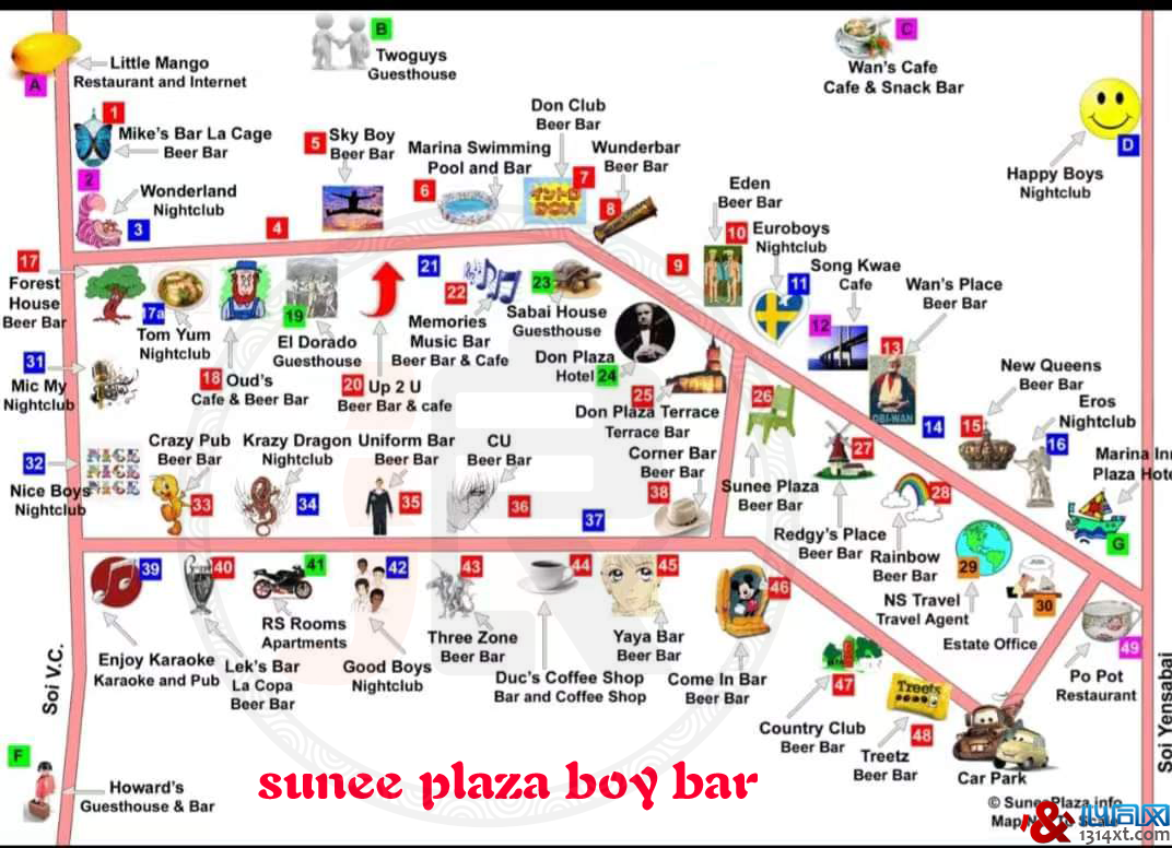 sunee plaza boy bar